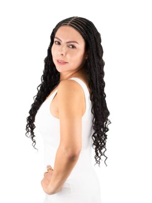 Alternative view of Boho Box Braid | Lacefront HD 360º